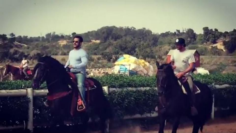 WATCH: Salman Khan Takes Horse Riding Training For Tiger Zinda Hai!