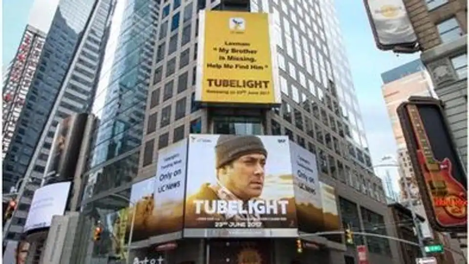 Salman Khan's Tubelight Becomes The First Bollywood Movie To Be Promoted At Times Square!
