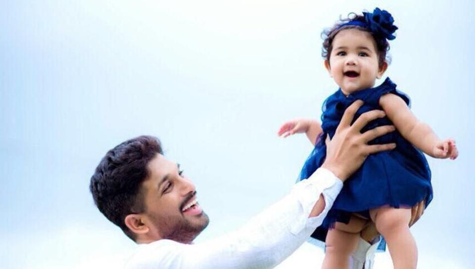 Allu Arjun shares an adorable picture his baby girl Arha. See pic