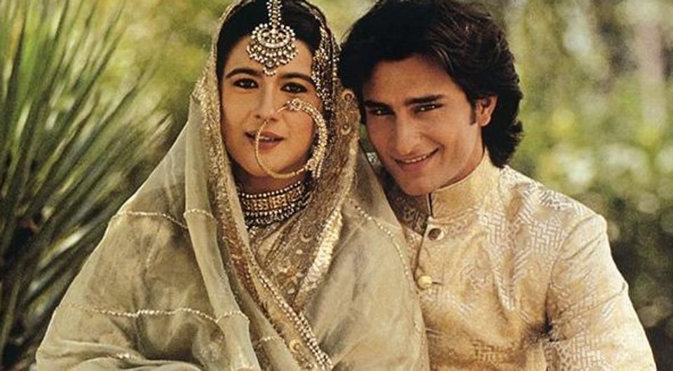 Twitter Has A Field Day Making Fun Of Amrita Singh's Huge Nose Ring That She Wore On Her Wedding!