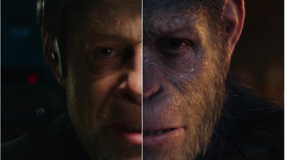 GIF: Watch Andy Serkis Transform In War For The Planet Of The Apes
