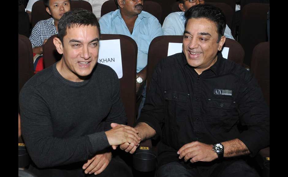 ‘I really feel ashamed’, says Aamir Khan to Kamal Haasan