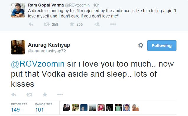 Anurag Kashyap and Ram Gopal Varma Got into a Love-Hate War of Words on Twitter