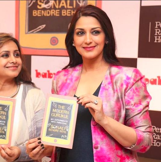 Sonali Bendre Launches Her Book  'The Modern Gurukul'