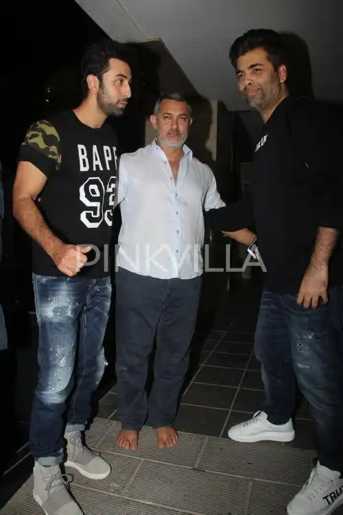 Karan, Ranbir And Ayan Meet The Ailing Aamir Khan