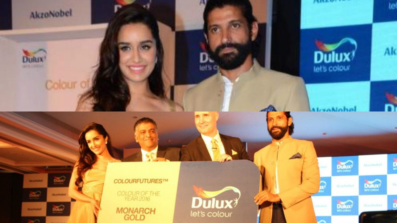 Shraddha Kapoor And Farhan Akhtar Unveil Dulux's Colour Trend!
