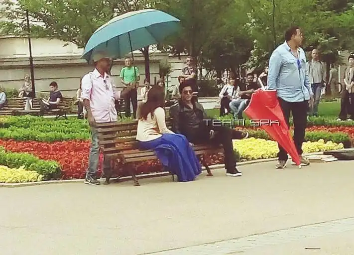 Shah Rukh Khan and Kajol on the Sets of Dilwale in Bulgaria