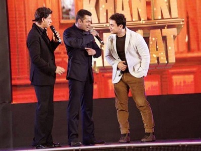 SRK Speaks On Sharing Screen Space With Salman and Aamir Khan