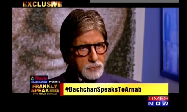 Amitabh Bachchan's Full Interview With Arnab Goswami - Video of the Day
