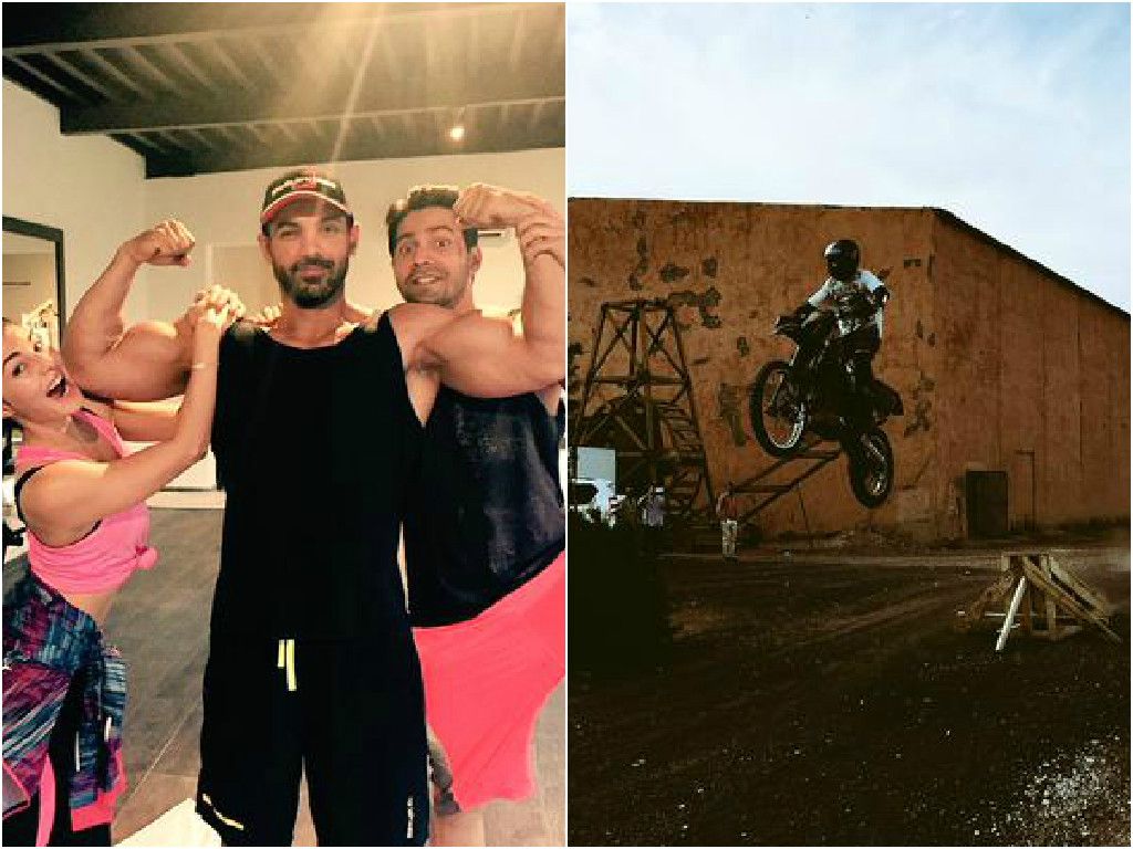 Varun Dhawan Is Doing Some Crazy Stuff on the Sets of Dishoom