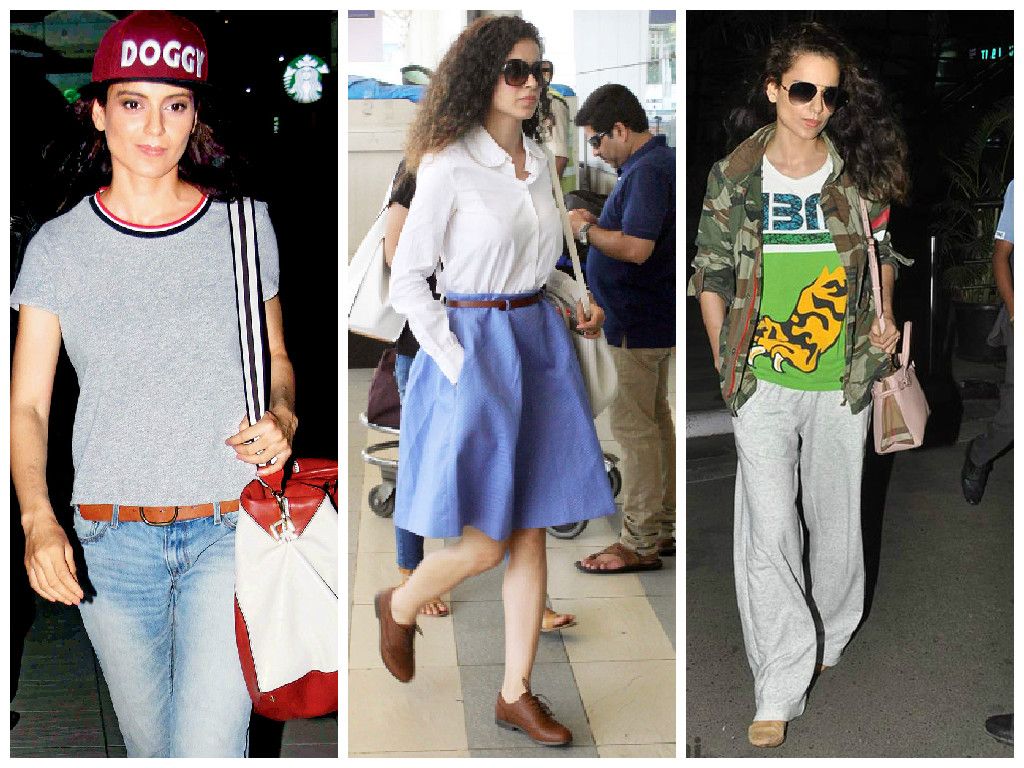 Kangana Ranaut is the Queen of Casual Airport Style!