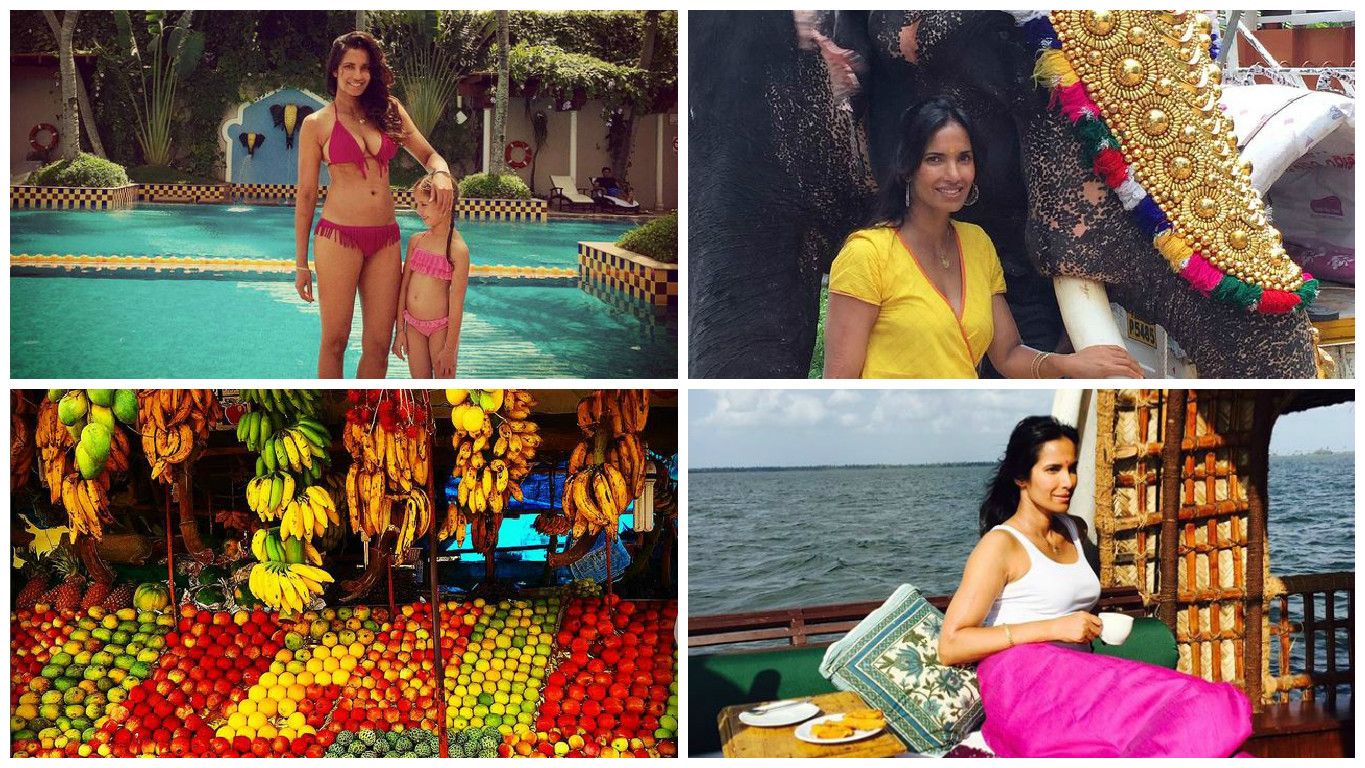 Padma Lakshmi Holidays With Her Daughter In India