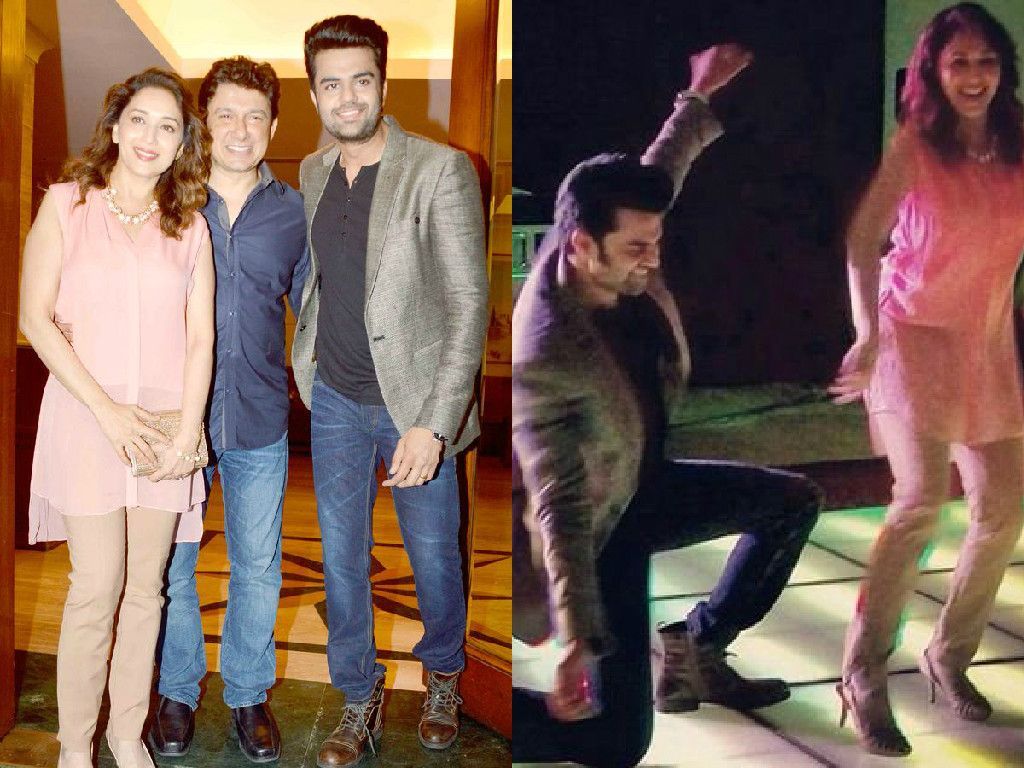 When Madhuri Dixit Danced For Manish Paul At His Birthday Party! 