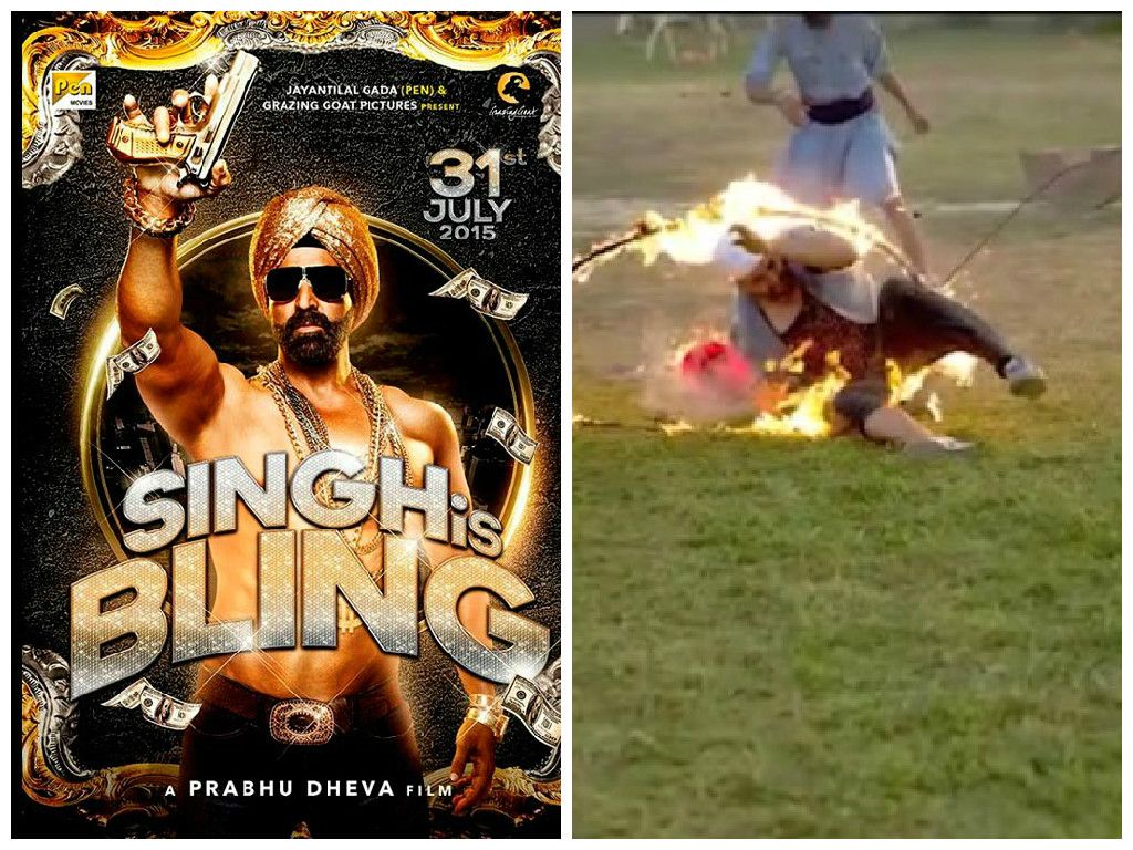 Akshay Kumar Was On Fire On The Sets Of Singh Is Bliing!