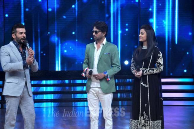 Aishwarya Rai Bachchan And Irrfan Khan Promote Jazbaa On Dance India Dance