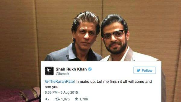 When Karan Patel Had His Fan Boy Moment With Shah Rukh Khan! 