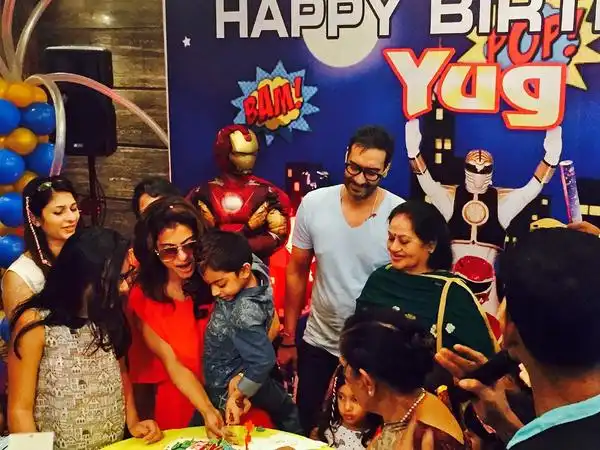 Proud Parents Kajol And Ajay Devgn Celebrate Yug's Birthday!