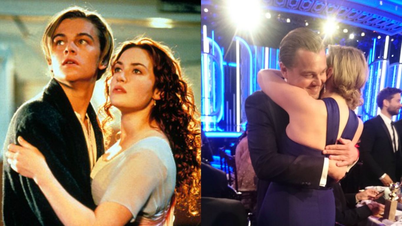 Titanic Reunion At Golden Globes: Leonardo Dicaprio And Kate Winslet's Warm Hug Will Make You Nostalgic!