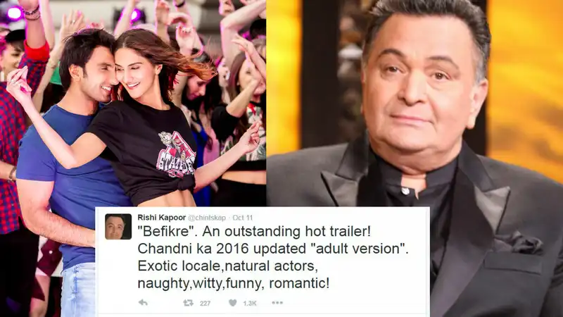 Here's How Ranveer Singh's Responded To Rishi Kapoor's Jibe At Befikre 