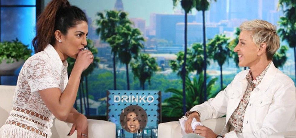 Priyanka Chopra Drinks Tequilla, Says She Wanted To Be An Engineer On Ellen Show!