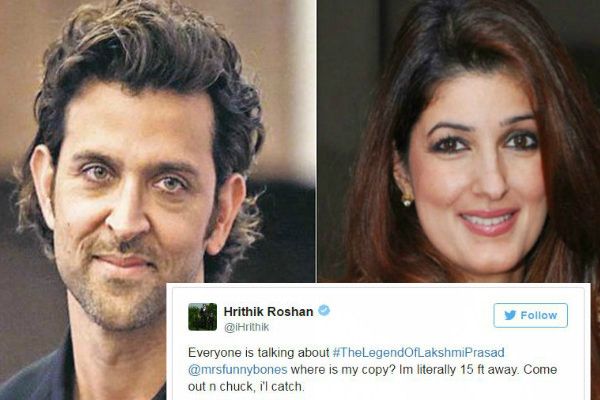 Hrithik Roshan Requested A Copy Of Twinkle Khanna ’s New Book & Her Reply Will Tickle Your Bones