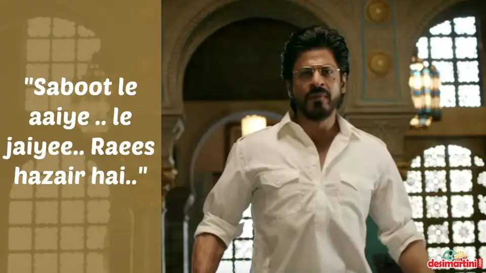 8 Power Packed Dialogues From SRK's Raees Trailer That Will Make You Impatient For January 25!