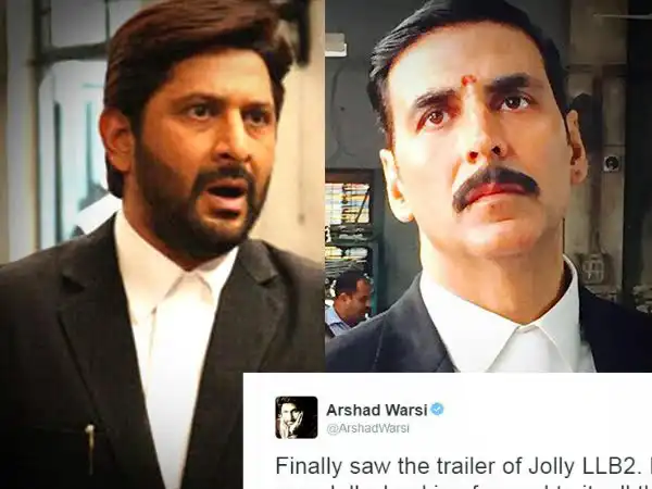  Arshad Warsi Just Said Something About The Jolly LLB 2 Trailer And This Is How Akshay Reacted To It!