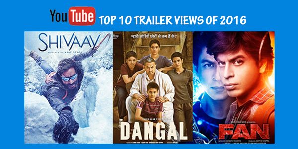 2016 Bollywood Report Card: Bollywood's Most Viewed Trailers This Year!