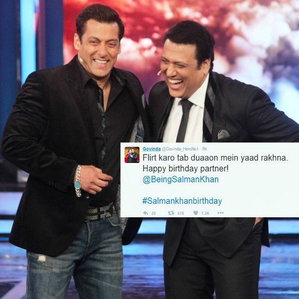 This Is How Govinda Wished Partner Salman On His Birthday!