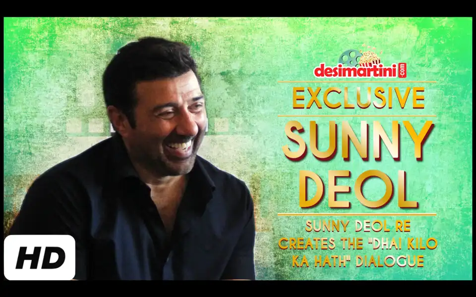 Watch: Sunny Deol Recreates "Dhai Kilo Ka Haath" Dialogue!