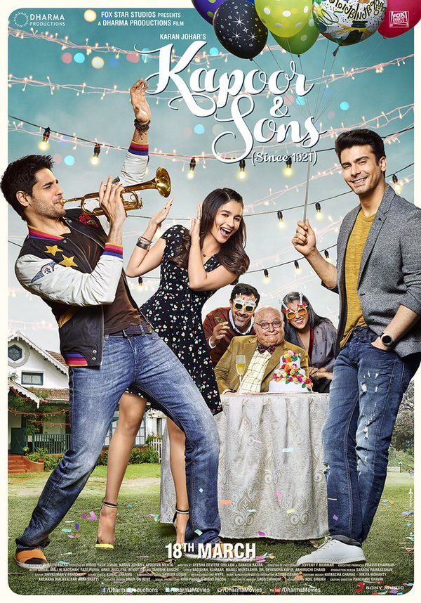 Poster Unveiled: It’s Celebration Time For ‘Kapoor and Sons’