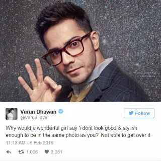 Varun Dhawan Just Gave A Piece Of His Mind To A Fan-girl And We're So Proud Of Him!