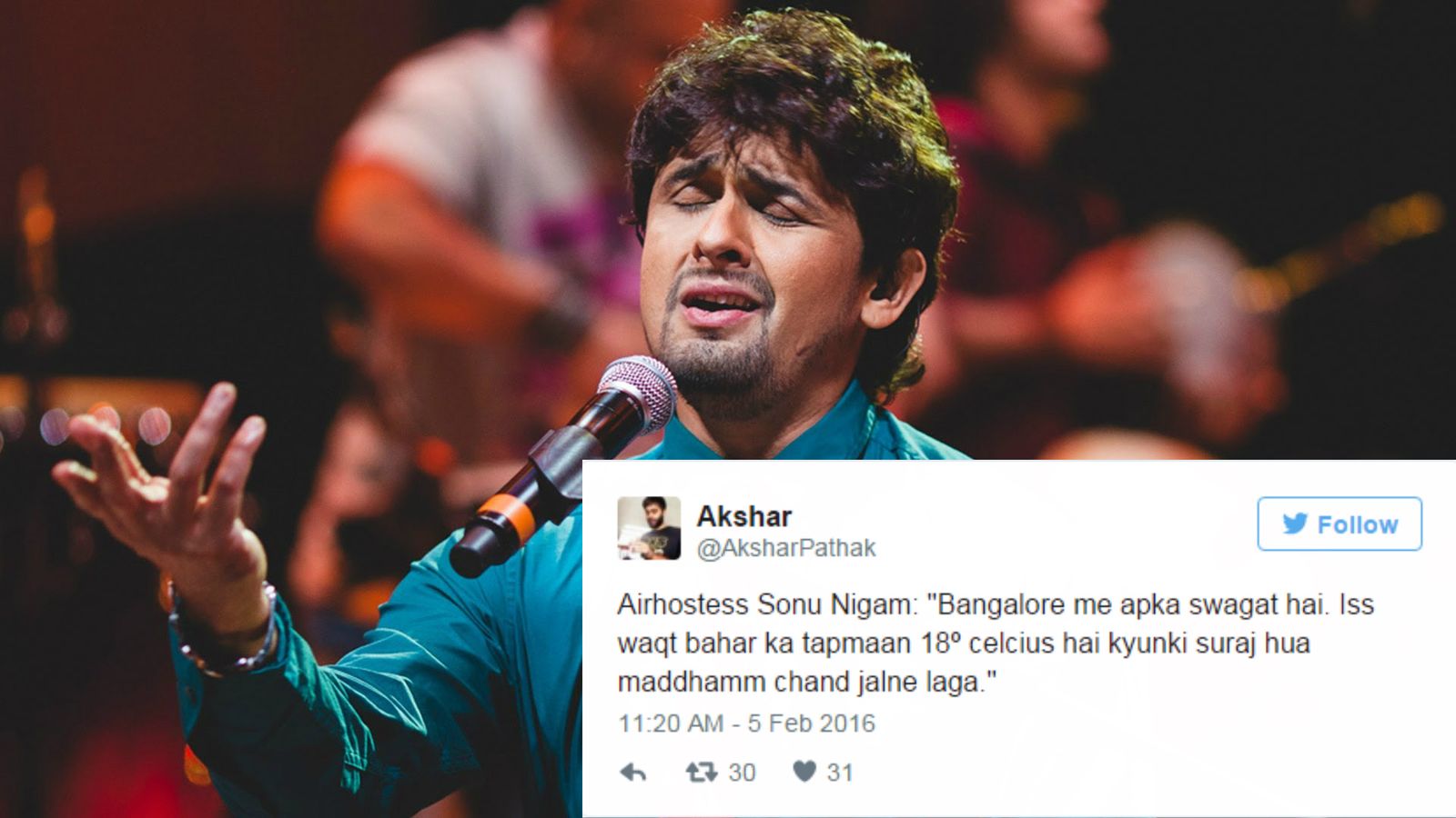 Sonu Nigam Gets Trolled For Singing In-Flight On Twitter And You Won't Stop Laughing!