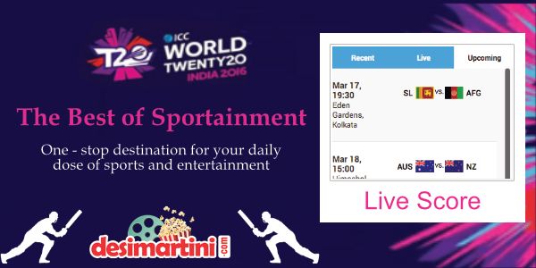 Here's Your One Stop Destination To Best Sports Movies And World T20 Live Scorecard