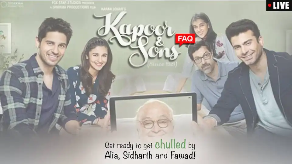  Watch The Spectacular Cast Of Kapoor And Sons!