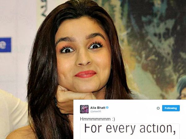 Alia Bhatt's Awesome Reaction To All The Rumours About Her!