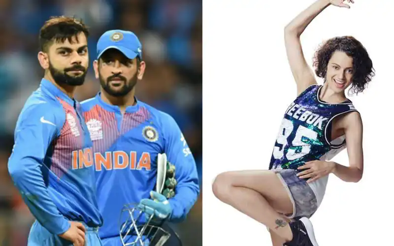 Kangana Ranaut’s New Co-Stars Are MS Dhoni And Virat Kohli