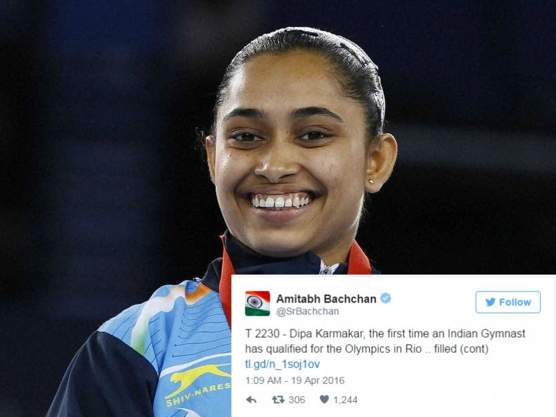 Celebrities Pour In Congratulatory Messages For Dipa Karmakar's Olympic Win!