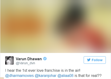 Varun Dhawan Just Announced The Sequel To His Super Hit Movie In The Coolest Way Possible!