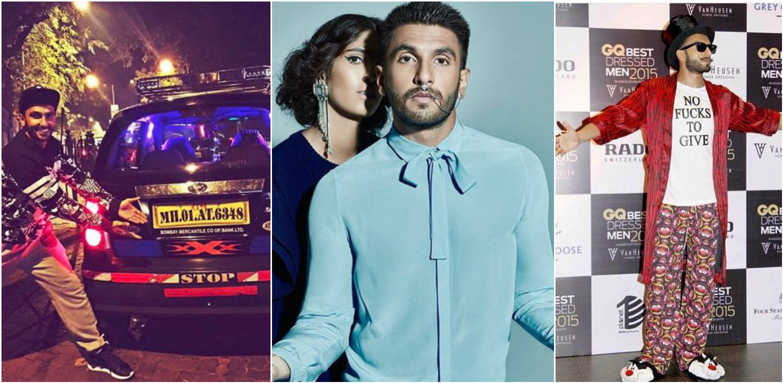 8 Times We Thought Ranveer Singh Is One Of His Kind!