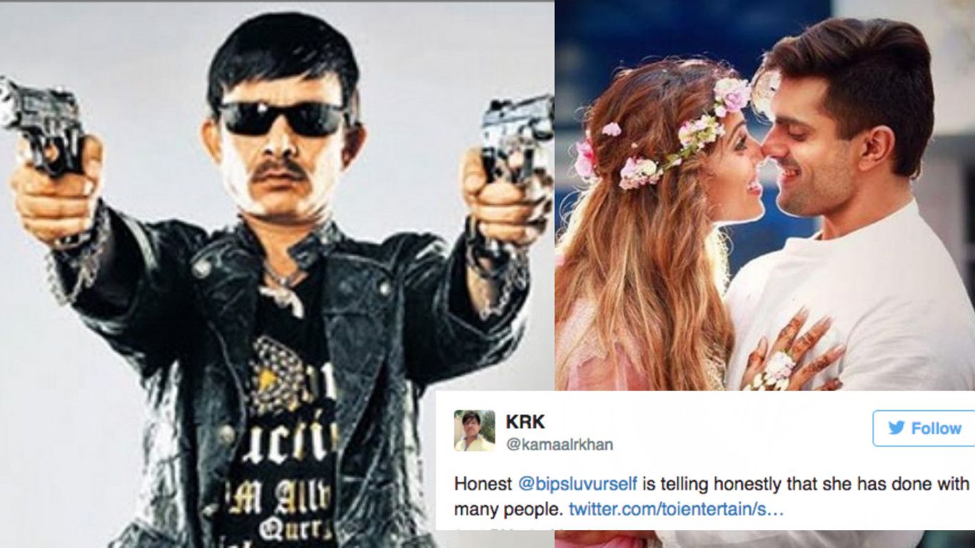 KRK Just Did What He's Best At; Hint: This Time It's Bipasha Basu