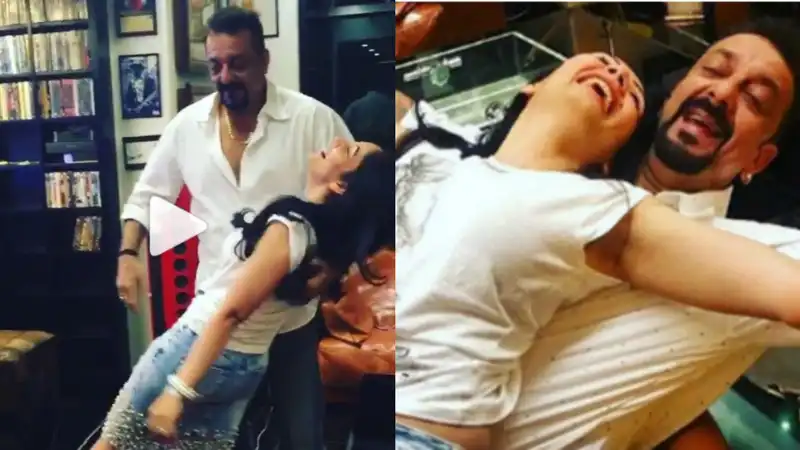 WATCH: Sanjay Dutt And Maanayata Dutt Dancing