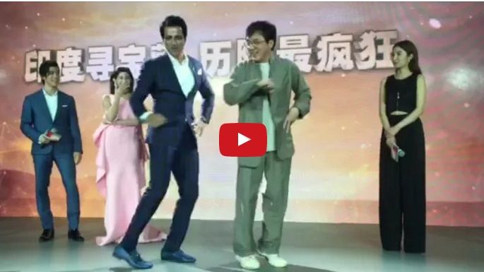 WATCH: Sonu Sood And Jackie Chan Dance To Daler Mehndi's Song