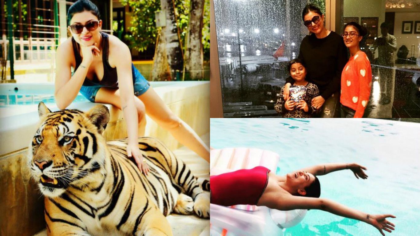 These Pics Of Sushmita Sen Holidaying With Her Kids Will Make you Want To Pack Your Bags Now!