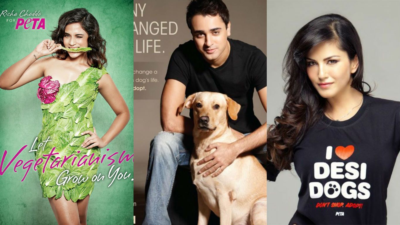 25 Bollywood Celebrities Who Stood Up For A Cause And Posed For PETA !