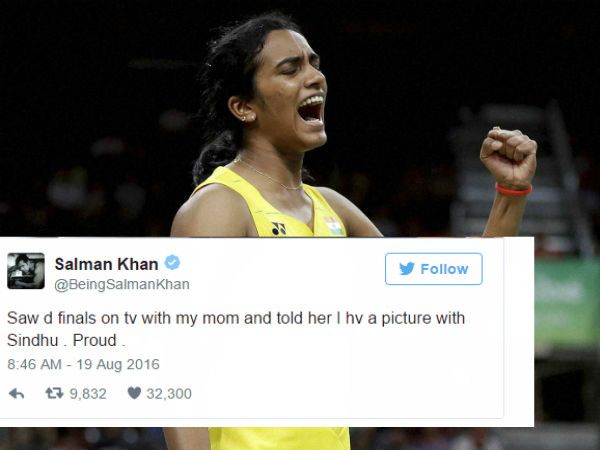 Here's How Bollywood Reacted To PV Sindhu's Olympic Silver Medal