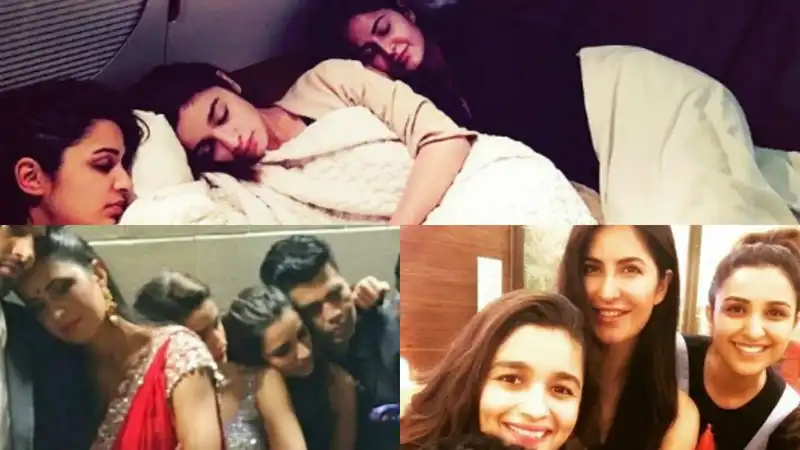 5 Times From The Dream Team Tour Where We Loved The Alia, Parineeti And Katrina PDA!