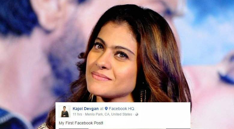 Kajol Is Finally On Facebook, And Here's Her First FB Post!