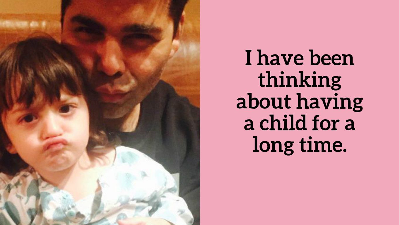 Karan Johar Wants To Be A Father And This Is What He Has To Say About It
