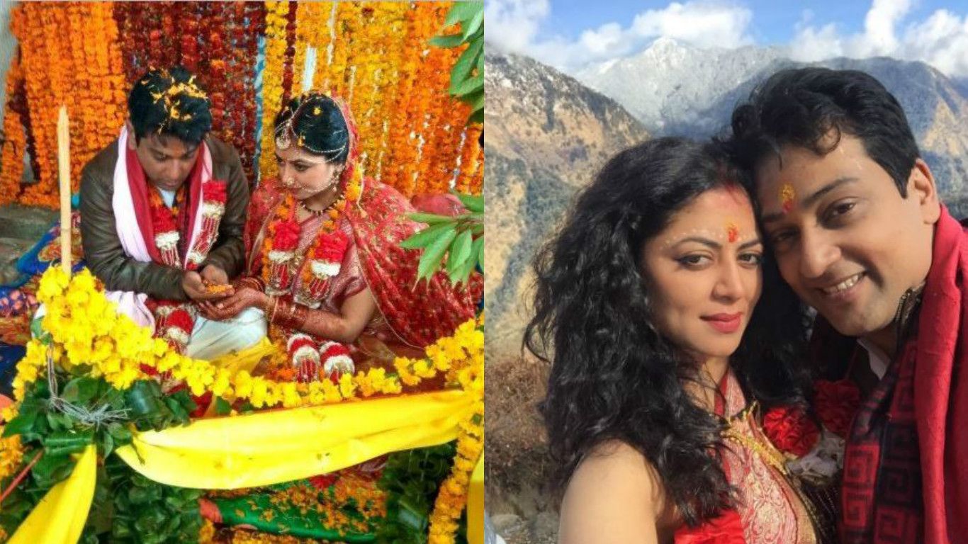 In Pictures: F.I.R Actress Kavita Kaushik Ties The Knot In The Himalayas!